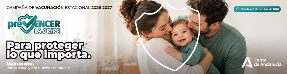 Junta de Andalucía · Refuerzo vacunación (gripe) — Mega Billboard 970×250