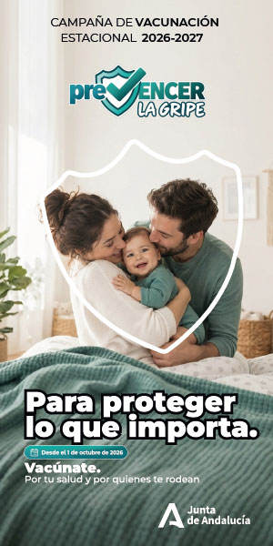 Junta de Andalucía · Refuerzo vacunación (gripe) — Robapáginas 300×600