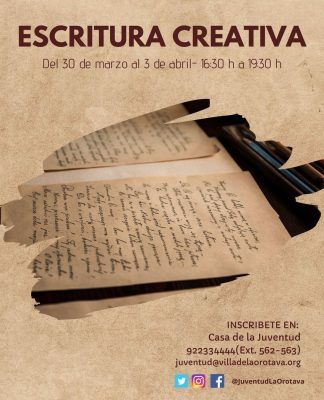 Concluye el taller de escritura creativa dirigido a estudiantes de Bachillerato de La Orotava