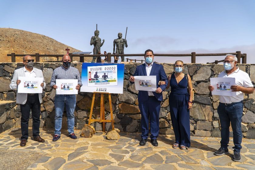 La ONCE presenta en el Mirador de Guise y Ayose el cupón dedicado al gentilicio ‘majorero’