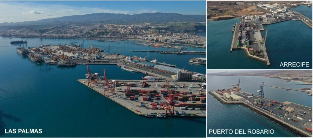 Puertos de Las Palmas crece un 8,39% respecto de enero-junio de 2019