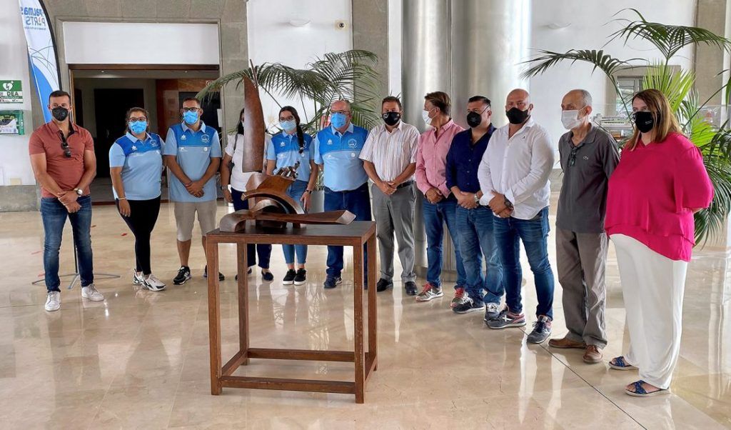 Juego del Mar’ estará expuesta en el vestíbulo de la APLP hasta el Campeonato Provincial de Bote de Vela Latina 2022