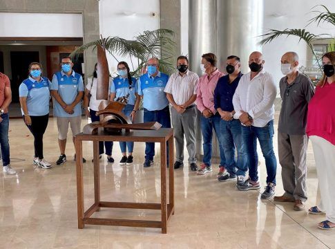 Juego del Mar’ estará expuesta en el vestíbulo de la APLP hasta el Campeonato Provincial de Bote de Vela Latina 2022