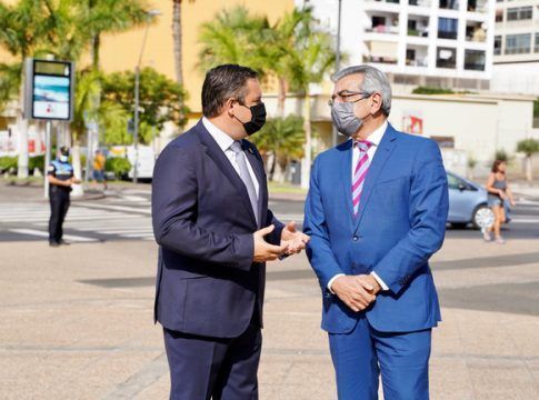 El vicepresidente del Gobierno canario reafirma el rechazo frontal a la construcción del puerto en Fonsalía