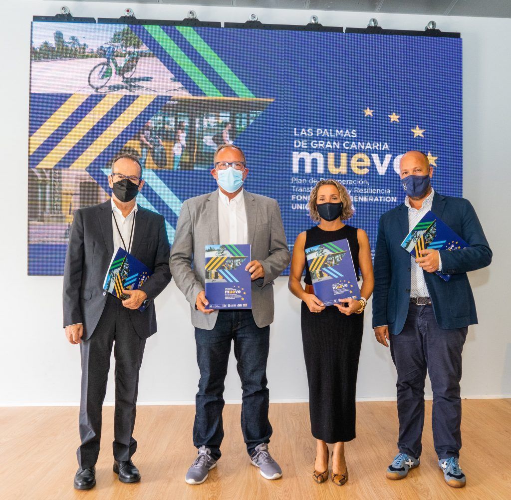 José Eduardo Ramírez presenta ‘LPGC Mueve’, una propuesta de 21 proyectos para fomentar la movilidad sostenible con fondos europeos