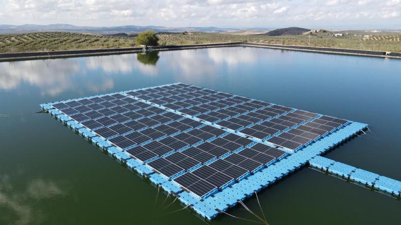 Castillo de Canena tendrá la mayor planta solar fotovoltaica flotante para autoconsumo de Andalucía