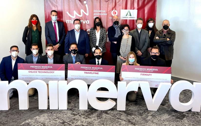 Transformación Económica y Vodafone premian con 30.000 euros a las tres mejores startups del Programa Minerva en 2021