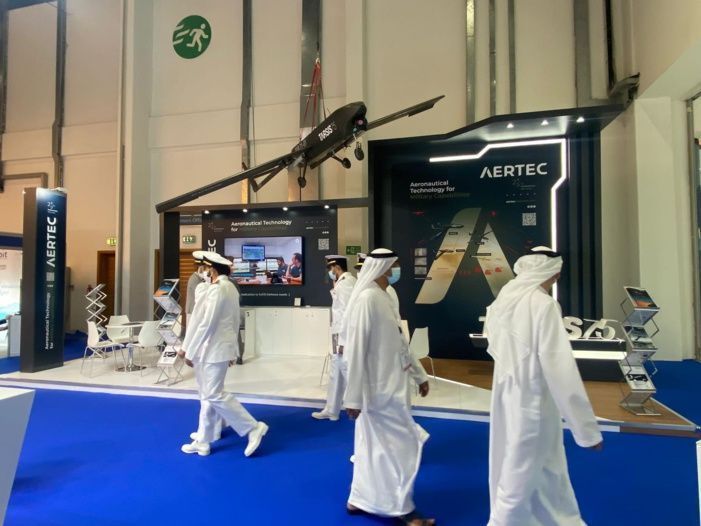Los UAS TARSIS DE AERTEC se exponen en la 5ª edición de UMEX, el evento especializado en sistemas no tripulados de Abu Dhabi