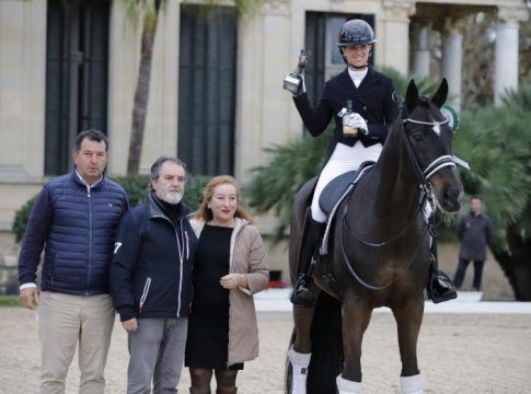 Tres jinetes olímpicos en el podio de la Kür Gran Premio del CDI3* Copa ANCCE