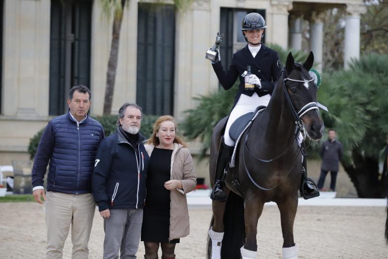 Tres jinetes olímpicos en el podio de la Kür Gran Premio del CDI3* Copa ANCCE