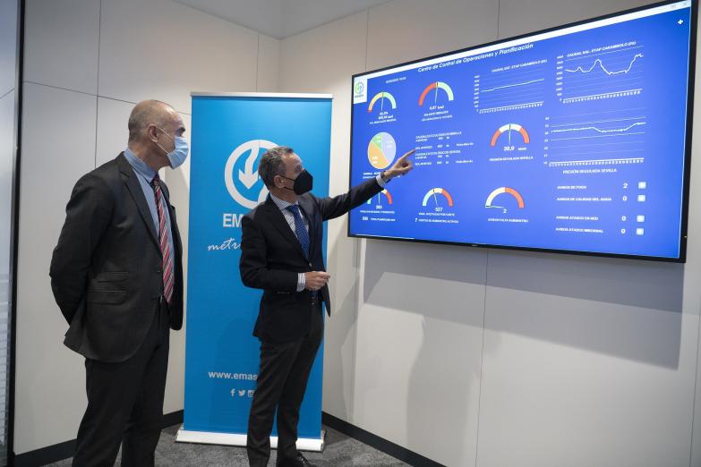 Emasesa acomete una modernización digital de su Centro de Control de Operaciones y Planificación