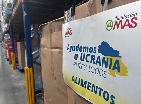 Grupo MAS y Fundación MAS donan de 15 toneladas de alimentos y productos de higiene a Ucrania y activan una Gran Recogida en sus tiendas