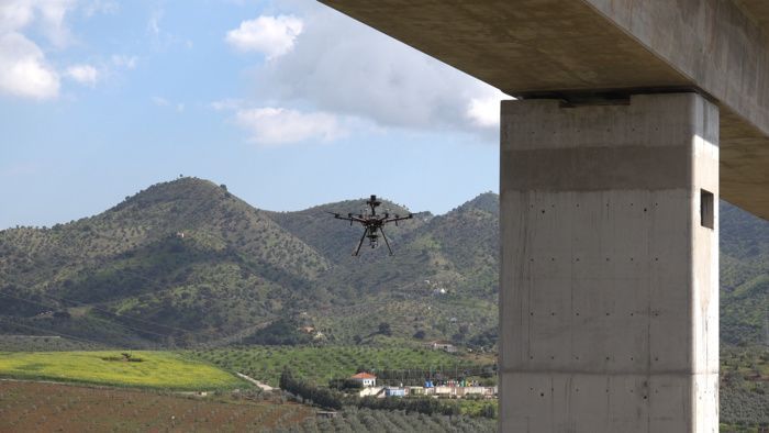 Málaga acoge las primeras pruebas de validación de tecnología aérea para la inspección de infraestructuras