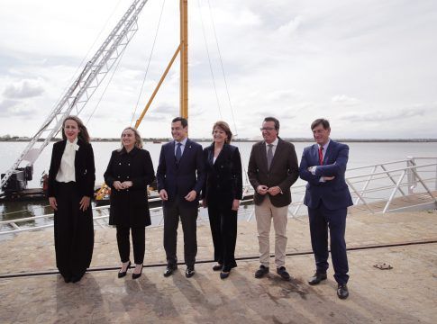 Las obras de la Marina Deportiva del Odiel se inician hoy en el Puerto de Huelva, un hito relevante en la transformación del Muelle de Levante