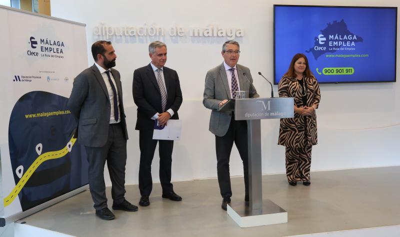 La Ruta Málaga Emplea de la Diputación y Clece busca cubrir más de 500 puestos de trabajo en toda la provincia