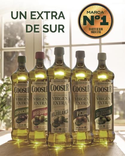 ￼Coosur se consolida como líder nacional en ventas de aceite de oliva virgen extra