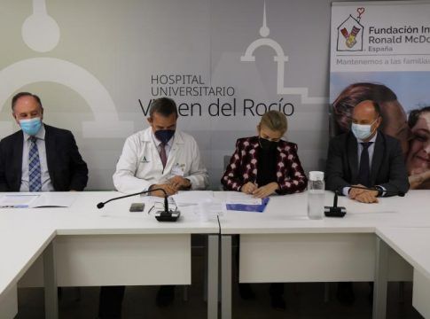La Fundación Infantil Ronald McDonald y el Servicio Andaluz de Salud firman un protocolo para formalizar la derivación de familias a la futura Casa Ronald McDonald