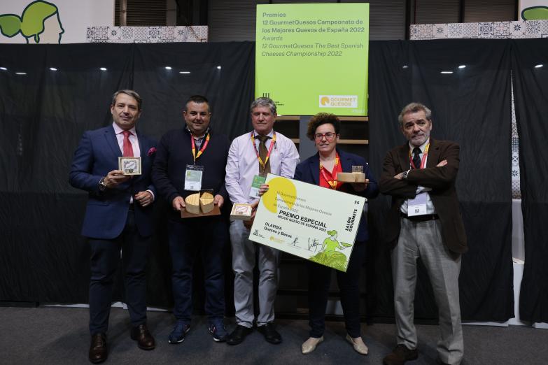 Olavidia, de Quesos y Besos, se convierte en el Mejor Queso de España