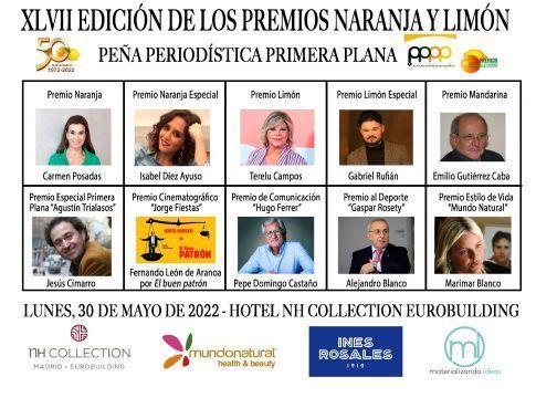 XLVII edición de la entrega de Premios Naranja y Limón