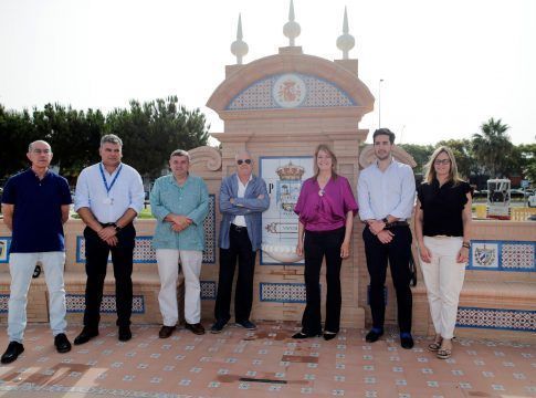 El Puerto de Huelva ultima las obras de la Fuente de las Naciones en el Paseo de la Ría