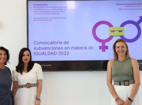 La Diputación destinará 300.000 euros a proyectos que promuevan la igualdad de género en la provincia de Málaga