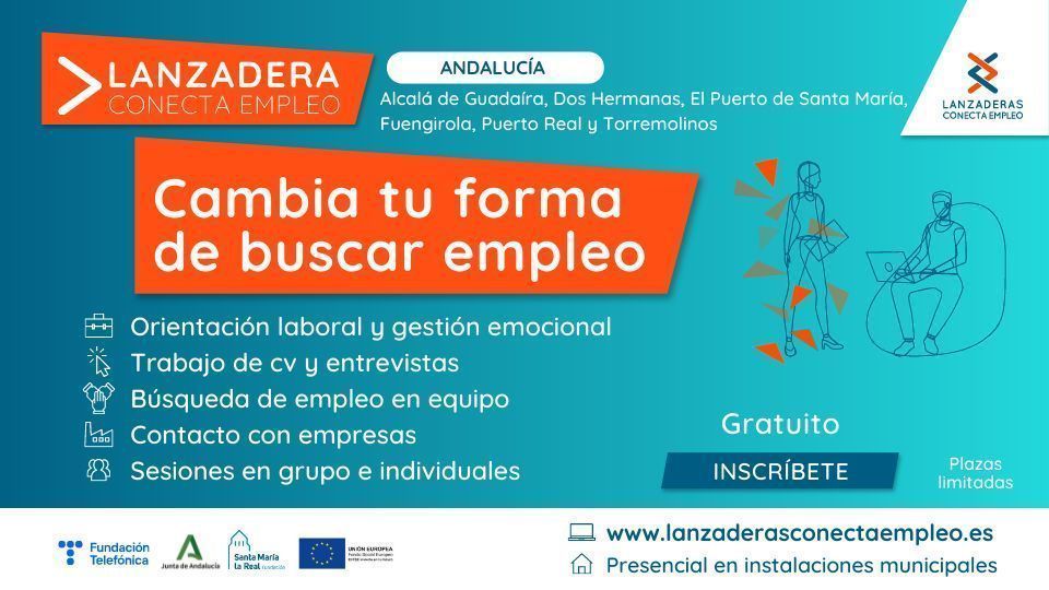 Abierta la inscripción para seis nuevas Lanzadera Conecta Empleo en Andalucía