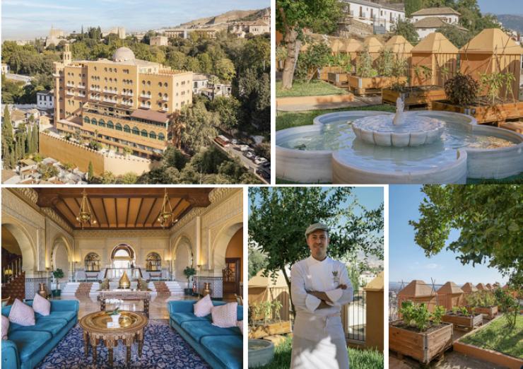 El hotel Alhambra Palace presenta su nuevo huerto urbano ecológico
