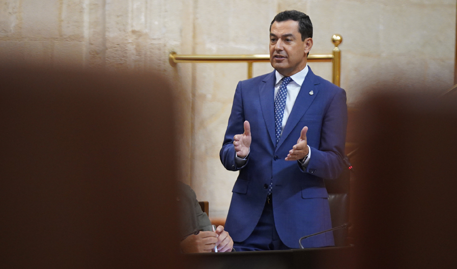 Moreno afirma que el Gobierno andaluz será continuista en la lucha contra la sequía y la protección de las familias y el tejido productivo