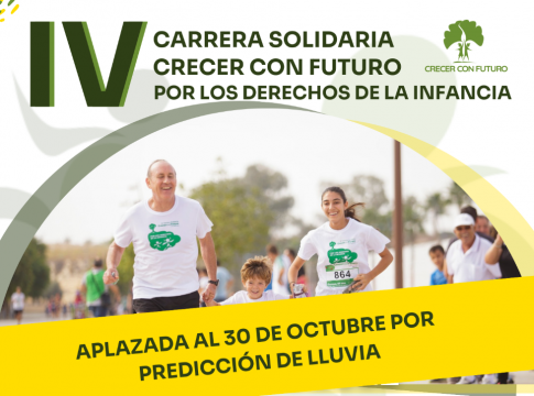 La ONG ‘Crecer con Futuro’ organiza la IV Carrera Solidaria por los Derechos de la Infancia