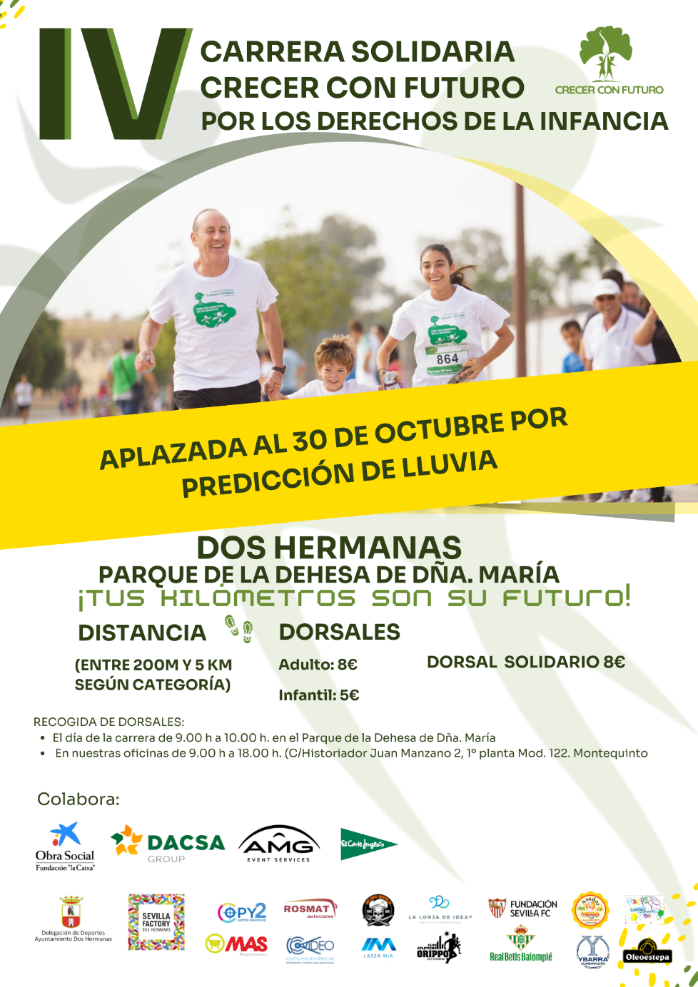 La ONG ‘Crecer con Futuro’ organiza la IV Carrera Solidaria por los Derechos de la Infancia
