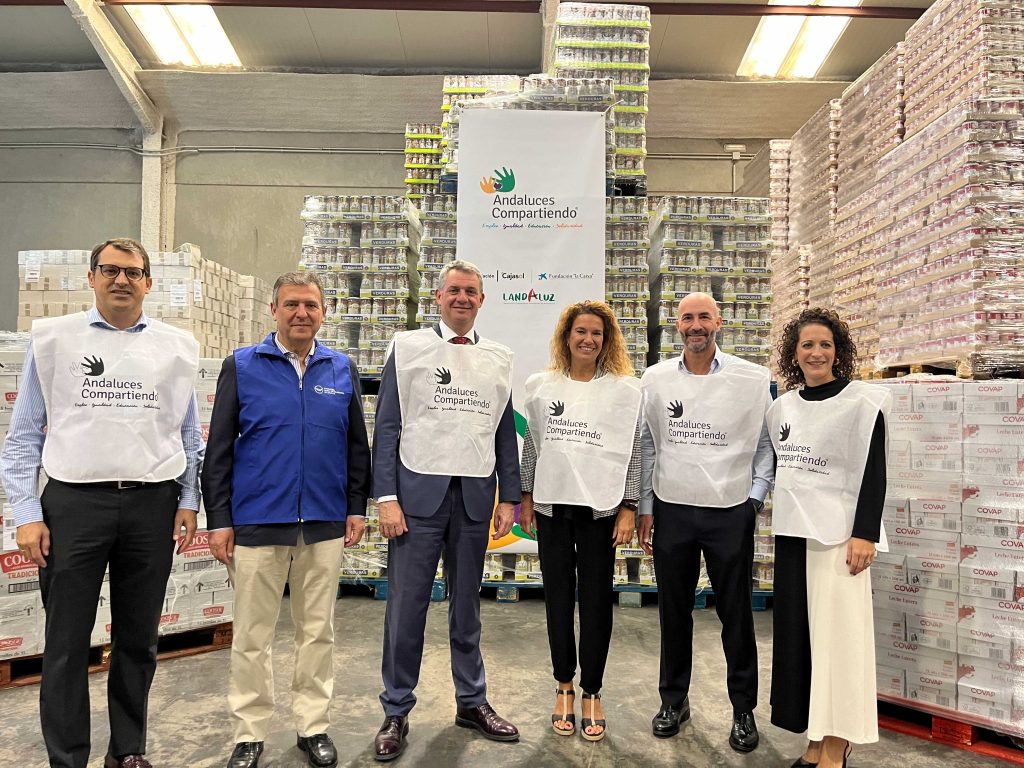Andaluces Compartiendo dona más de 225.000 kilos de alimentos a las familias más necesitadas