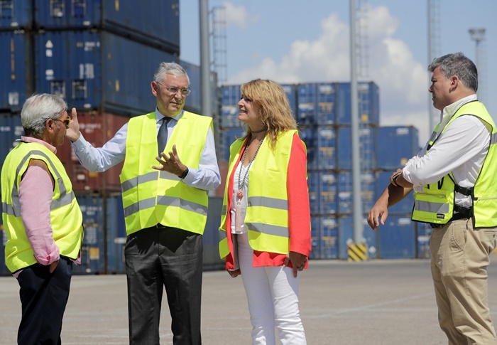 El Puerto de Huelva amplía la terminal intermodal de Majarabique para incrementar la capacidad de los trenes que operan entre esta plataforma y el Muelle Sur