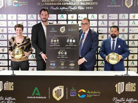 Bernal destaca el torneo entre España, EEUU y Eslovenia en Andalucía entre los principales eventos deportivos del centenario de la FEB
