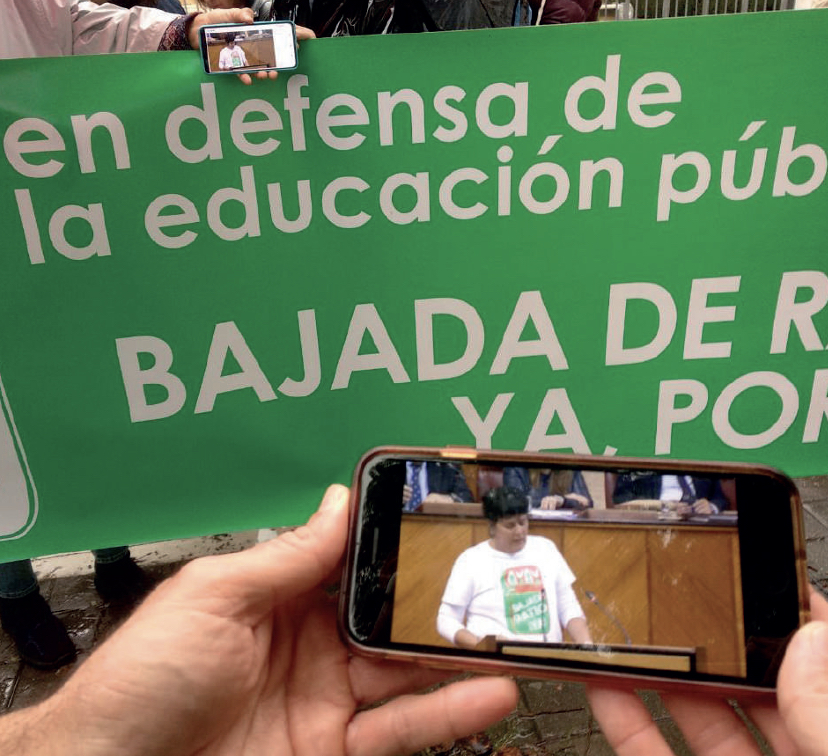 Carmen Yuste: “El rechazo en el parlamento andaluz no frenará la ILP para la Bajada de Ratios”