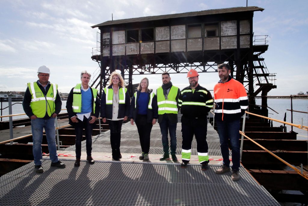 <strong>El Puerto de Huelva desarrolla a buen ritmo las obras de</strong><strong> restauración del Muelle de Tharsis</strong>