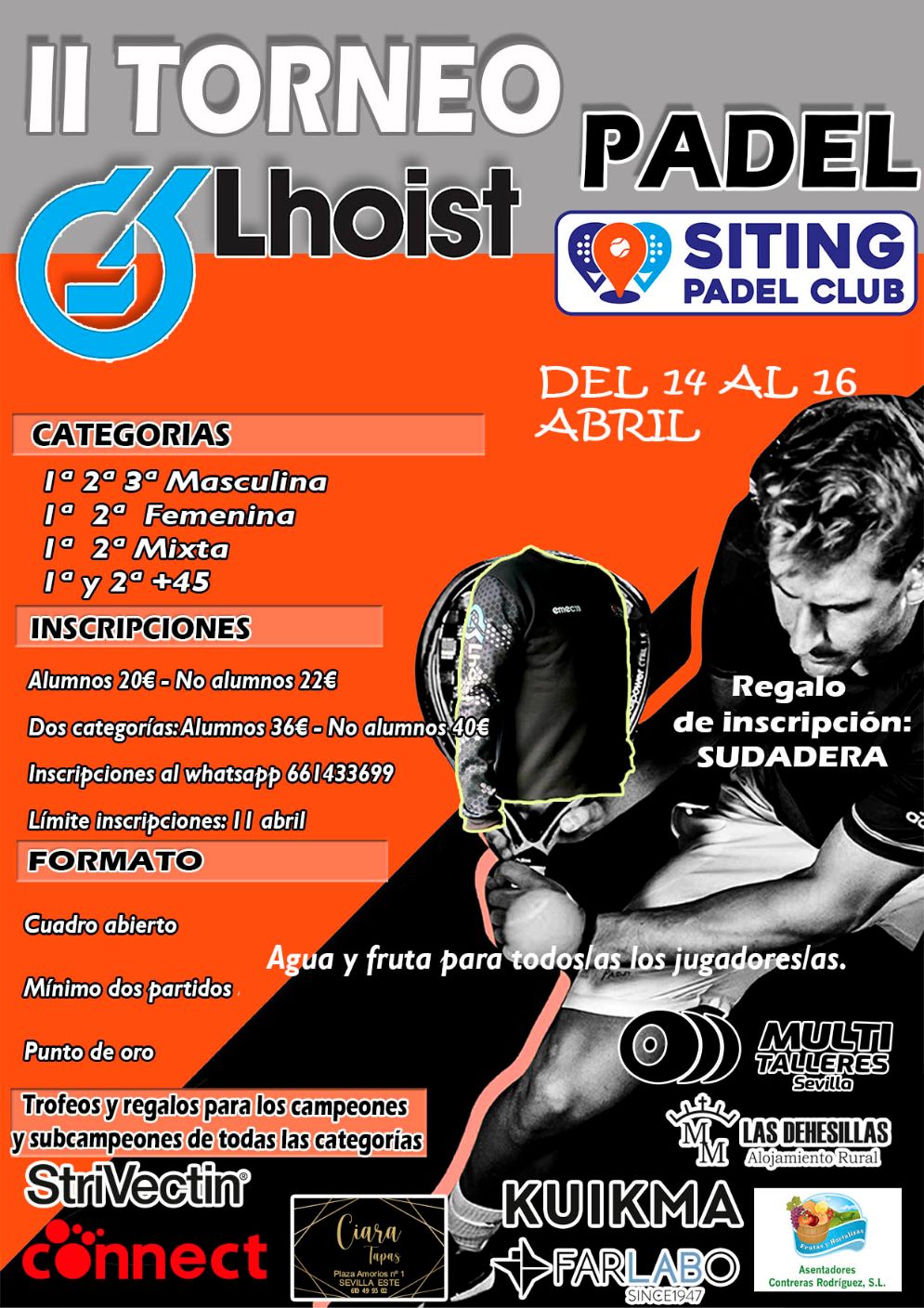 <strong>Alcalá de Guadaíra acoge el fin de semana el II Torneo Lhoist de pádel para aficionados</strong>