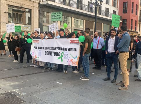 <strong>Continúa la huelga de la Real Orquesta Sinfónica de Sevilla tras falta de concreción en la propuesta empresarial</strong>