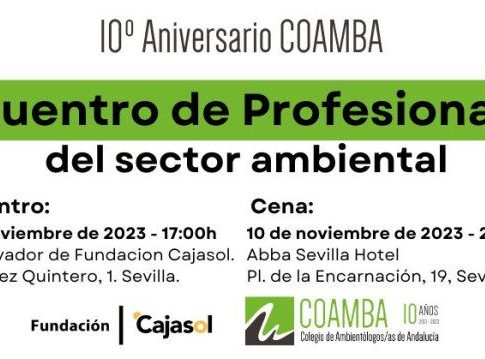 El Colegio Profesional de Ambientólogos/as de Andalucía (COAMBA) cumple 10 años.