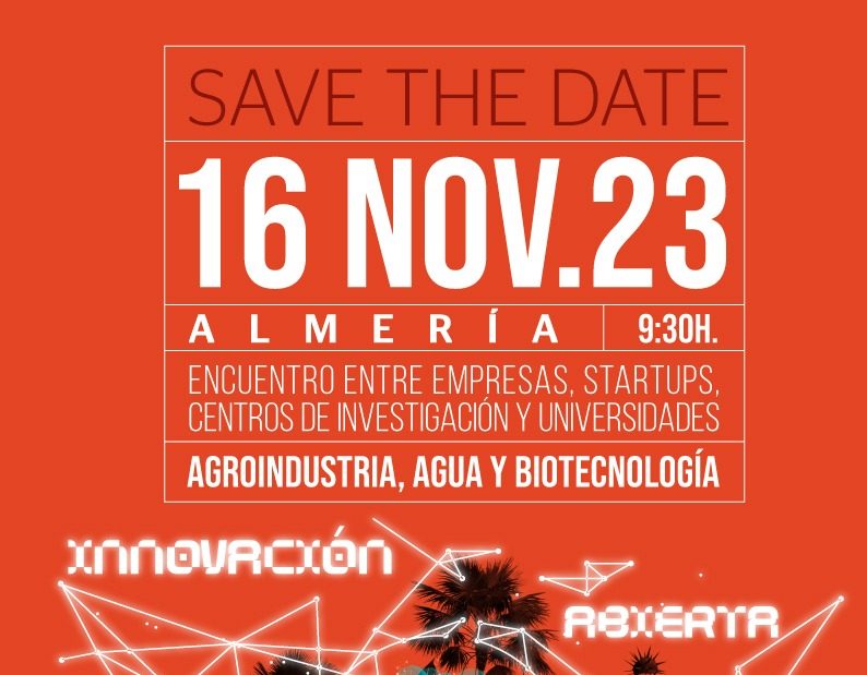 La innovación en el sector agro se dará cita en Almería el próximo 16 de noviembre