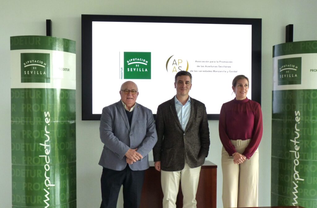 Nuevo impulso a la colaboración de la Diputación de Sevilla con la Asociación para la promoción de las aceitunas sevillanas Manzanilla y Gordal