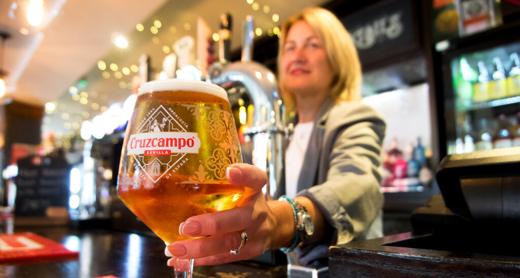 Cruzcampo bate récords en el Reino Unido
