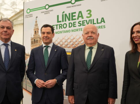 Moreno anuncia la licitación de los trabajos previos para la Línea 2 del Metro de Sevilla de Torreblanca a Triana