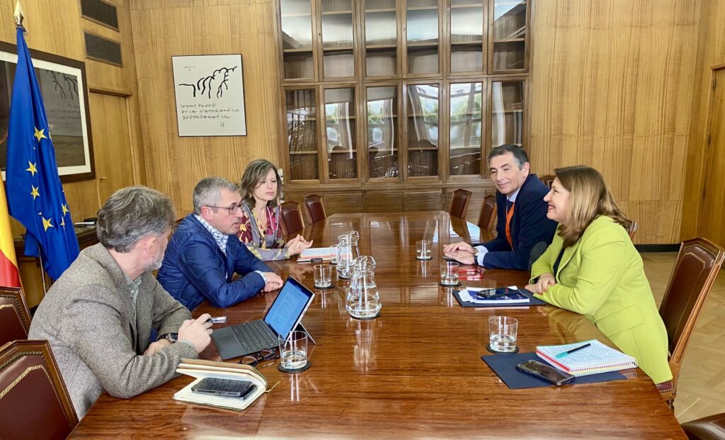 Crespo y Morán avanzan en las actuaciones del pacto hídrico sellado entre la Junta y el Ministerio para la Transición Ecológica