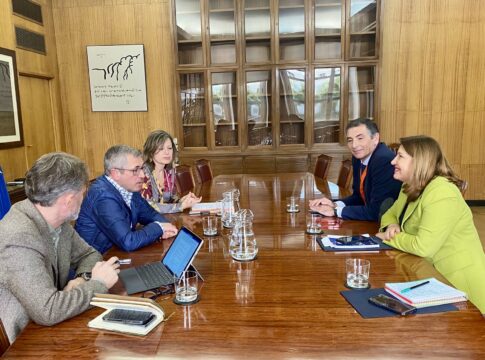 Crespo y Morán avanzan en las actuaciones del pacto hídrico sellado entre la Junta y el Ministerio para la Transición Ecológica