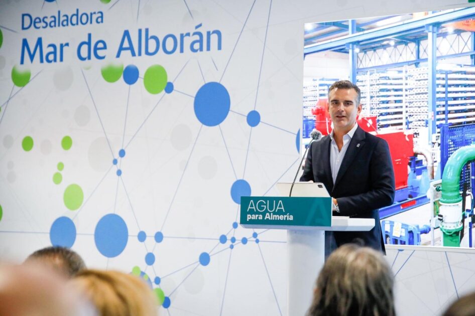 La Junta colabora con los regantes y Aqualia para que la desaladora ‘Mar de Alborán’ incremente su producción de agua 5 a 20hm3 el próximo verano