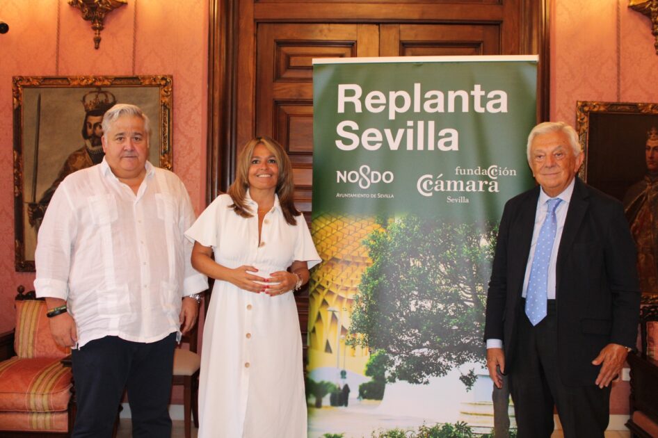 Grupo MAS, Martín Casillas y Consorcio de Jabugo donan árboles para ‘Replantar Sevilla’