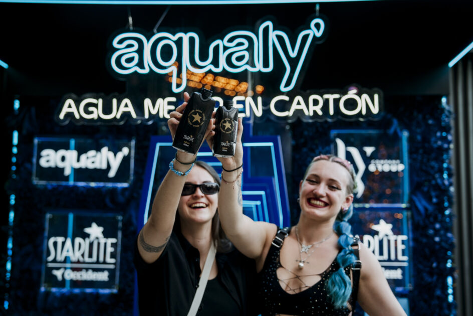 Los bricks sostenibles de Aqualy permiten a Starlite Occident consumir 2000 kg menos de plástico y reducir las emisiones de CO2 como harían 200 árboles en un año