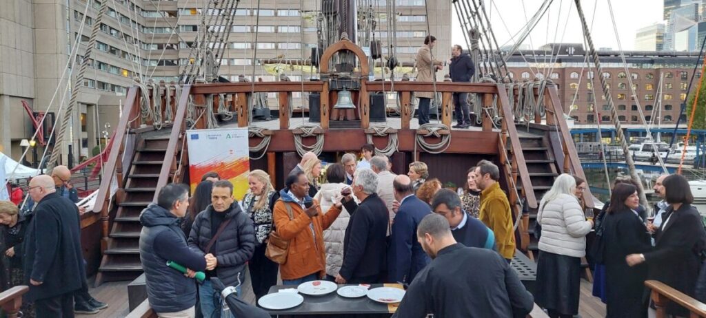 Andalucía TRADE impulsa la promoción de los alimentos y bebidas andaluces en el Reino Unido, a través del Galeón Andalucía