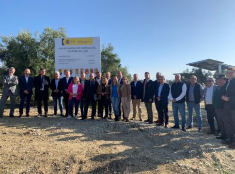 La comarca de El Condado presenta el primer parque solar agrivoltáico