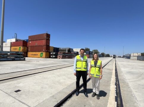 El Puerto de Huelva comenzará en breve la ejecución de las obras de ampliación de la terminal ferroviaria del Muelle Sur, con una inversión superior a 7,7 millones de euros